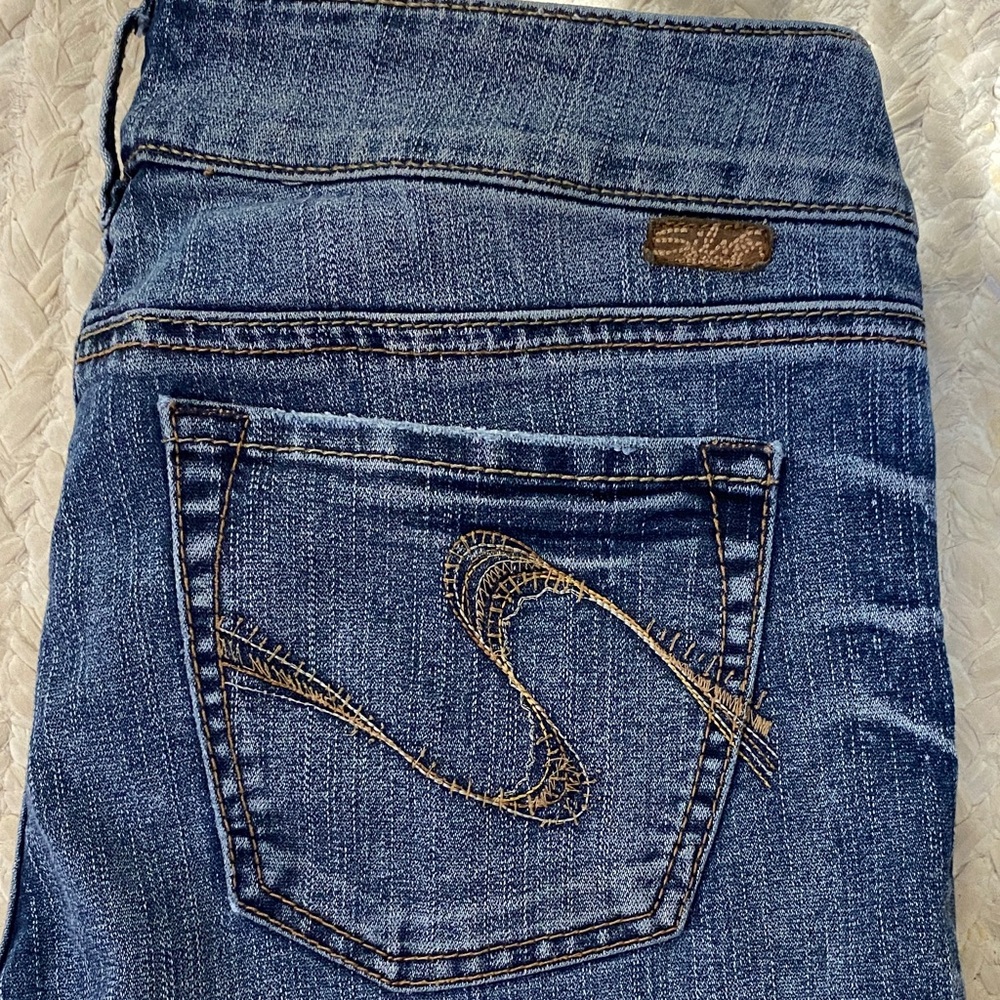 Silver Sasha Capri Size 31